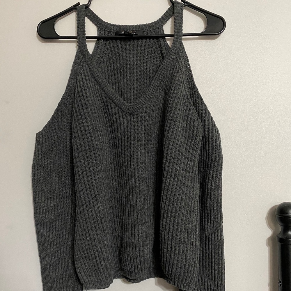Forever 21 Chunky Cold Shoulder Sweater